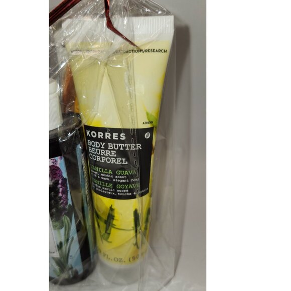 Korres Vanilla Guava & Bergamot Pear Body Butters & Sea Lavender Shower Gel Kit - Picture 5 of 6